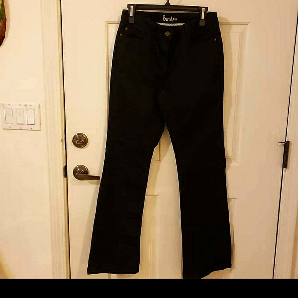 Boden Women's Casual Jeans 97% Cotton Black Skinny